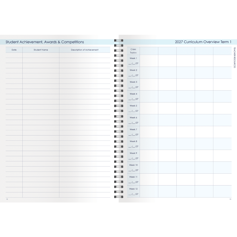 Primary Professional Practice Weekly Planner 2027 - A4, Wiro Bound — Createl 2565 — image 8