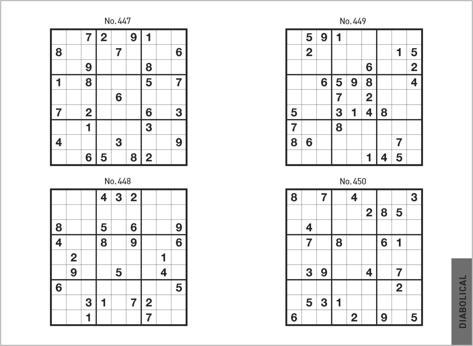 500 Puzzles Book - Sudoku - Blue & Red Geometric — inside page 4