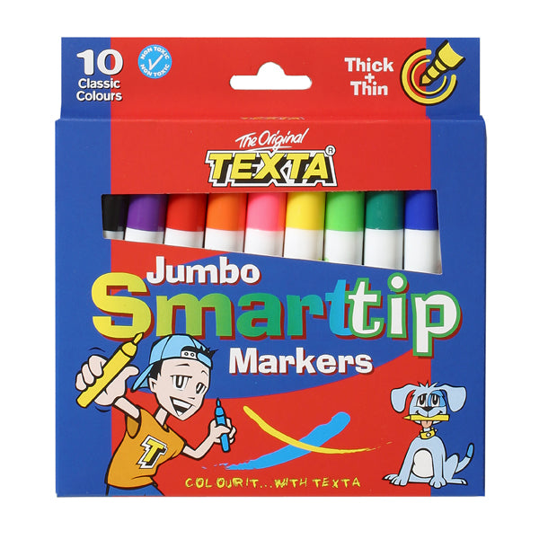 Texta Markers - Smarttip Jumbo: Pack of 10