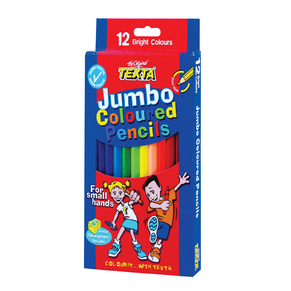 Texta Coloured Pencil - Jumbo (Pack of 12)