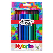 Texta Markers - Nylorite: Assorted (Box of 24)