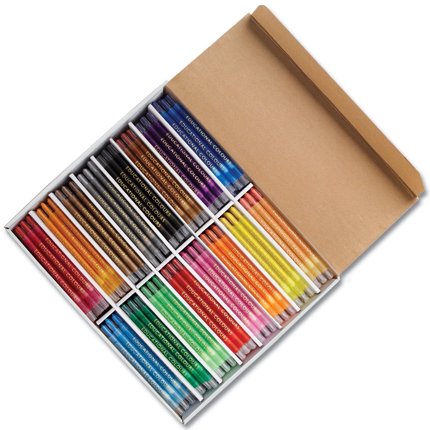 Twist-It Crayons School Pack (240 Pieces)