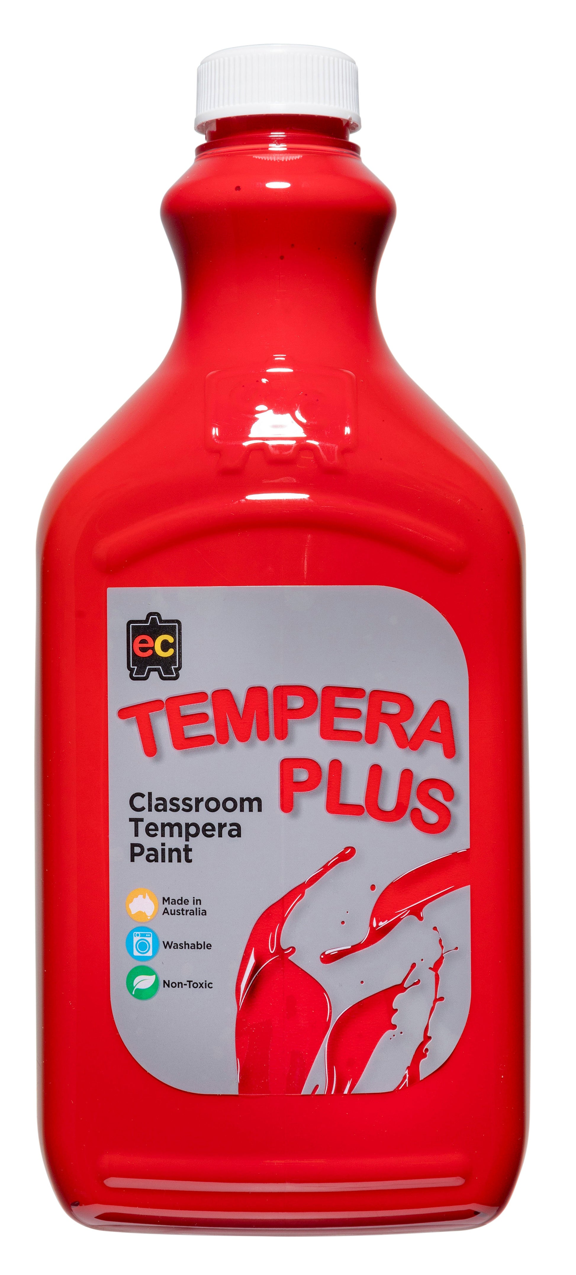 Tempera Plus Classroom Paint 2L - Brilliant Red