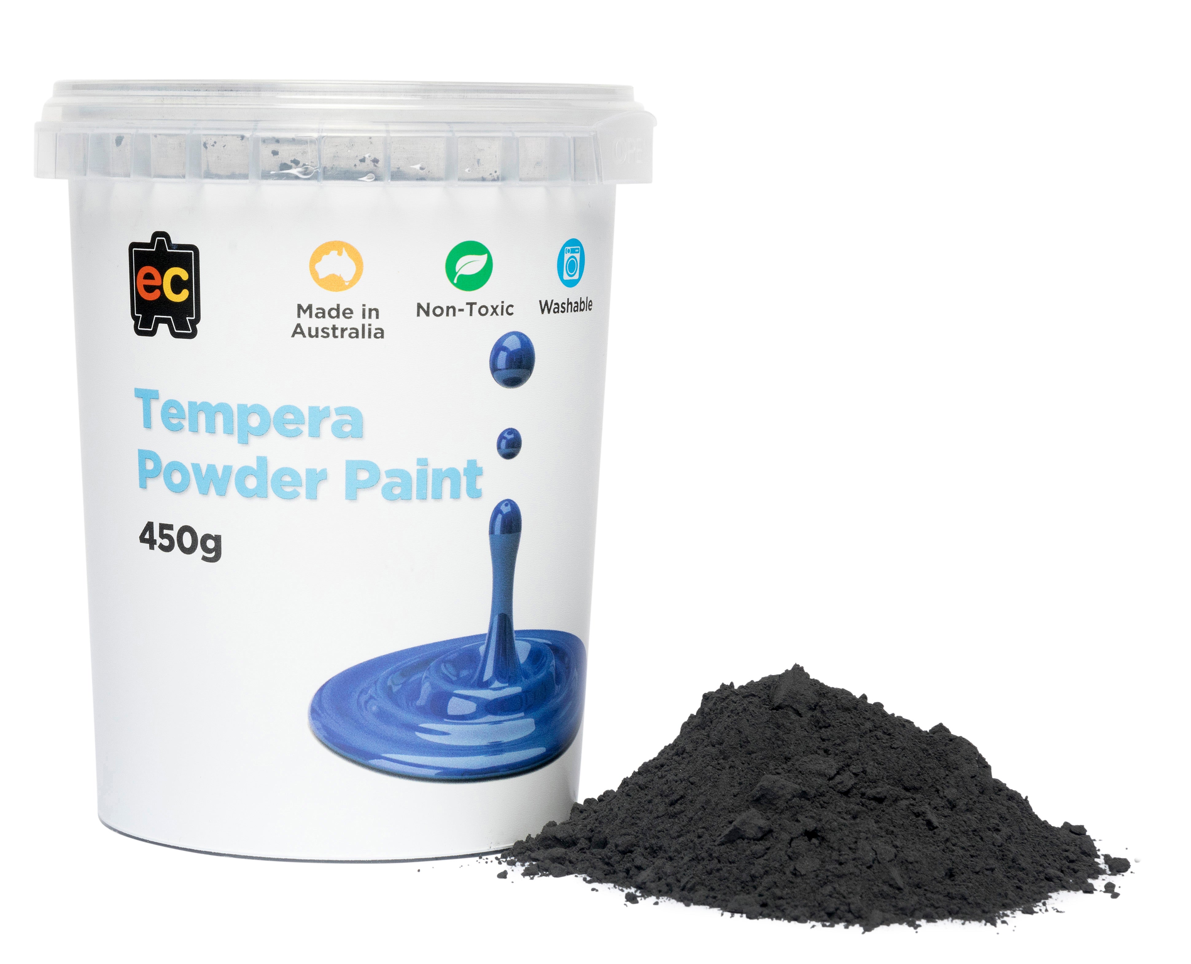 Tempera Powder 450gm - Black