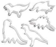 Metal Dinosaur Cutters - Pack of 5