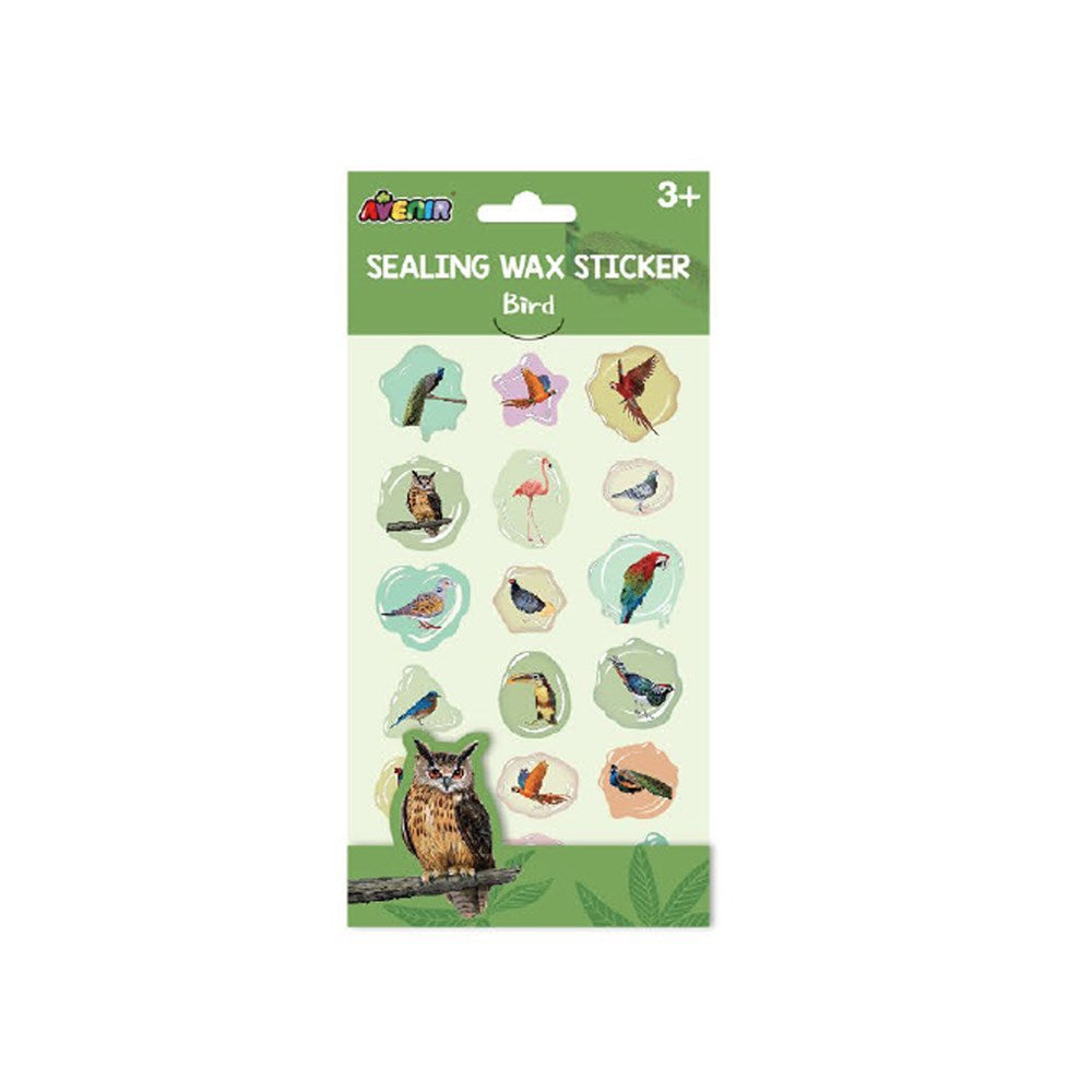 Avenir Sealing Wax Stickers - Bird