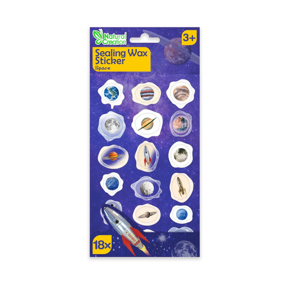 Avenir Sealing Wax Stickers - Space