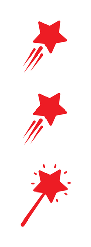 Two Stars and a Wish - Teacher's Stamp