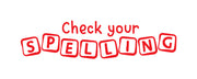 Check Your Spelling - Teacher's Stamp