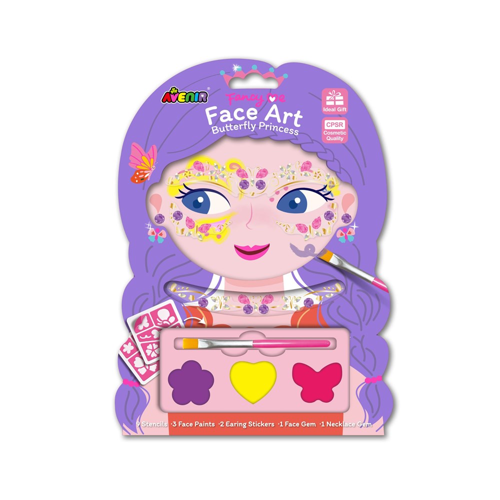 Avenir My Creative Face Art Kit - Butterfly Princess