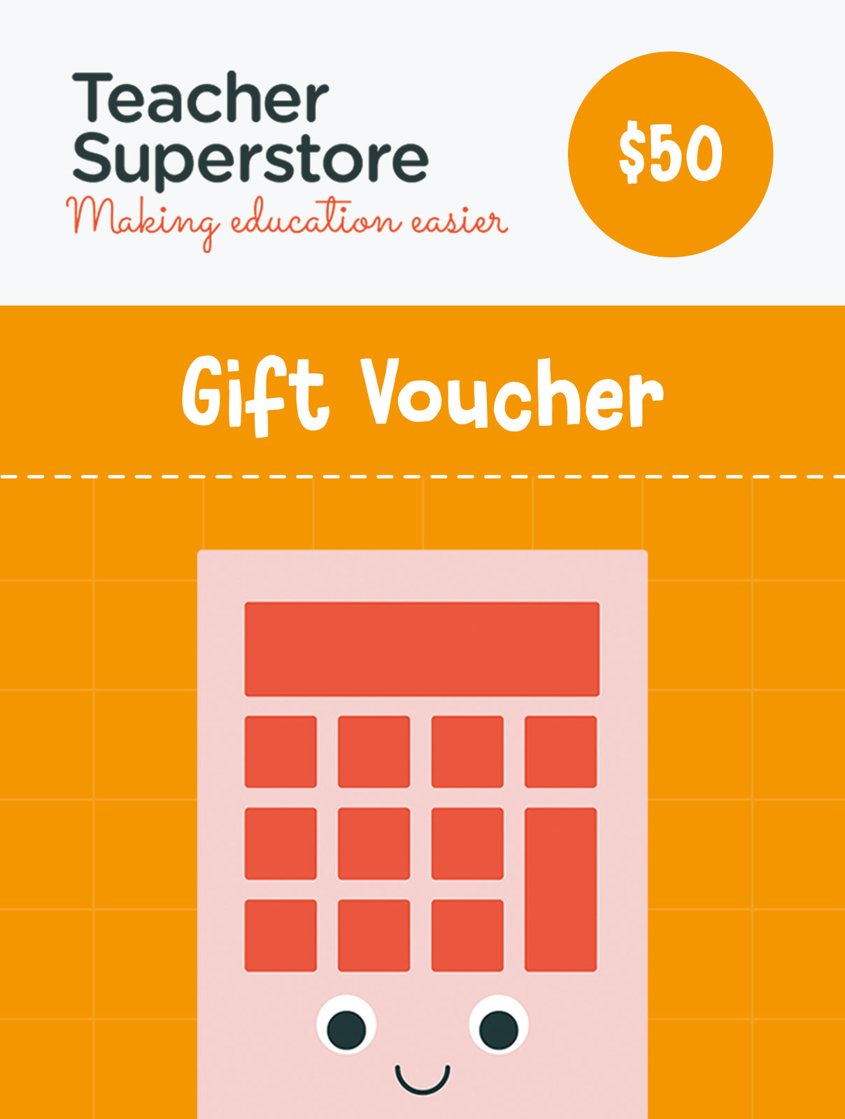 Teacher Superstore $50 Gift Voucher