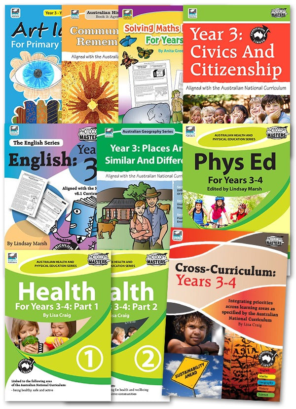Australian Curriculum BLM Super Pack 3 - Year 3