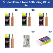 Graded Pencil Tone & Shading Class Set