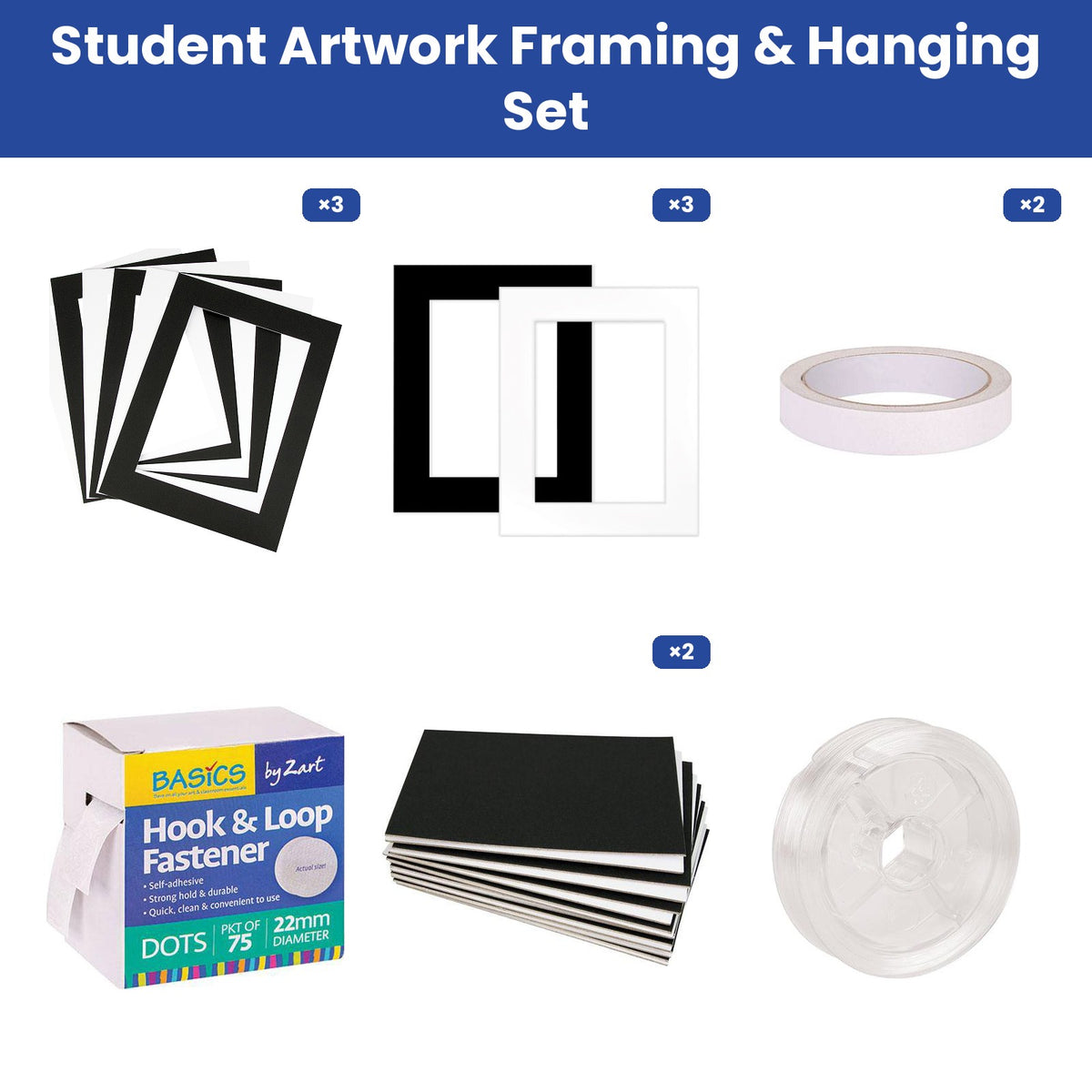 Student Artwork Framing & Hanging Set