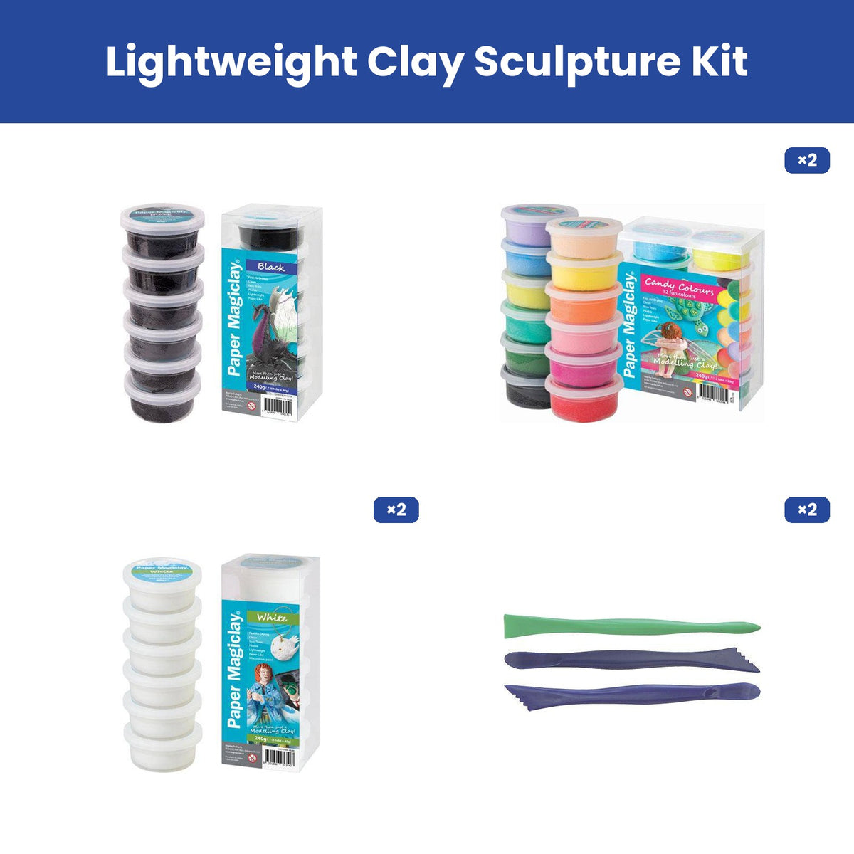 Lightweight Clay Sculpture Kit
