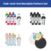Dab-and-Dot Mandala Pattern Set