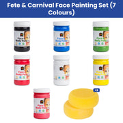 Fete & Carnival Face Painting Set (7 Colours)