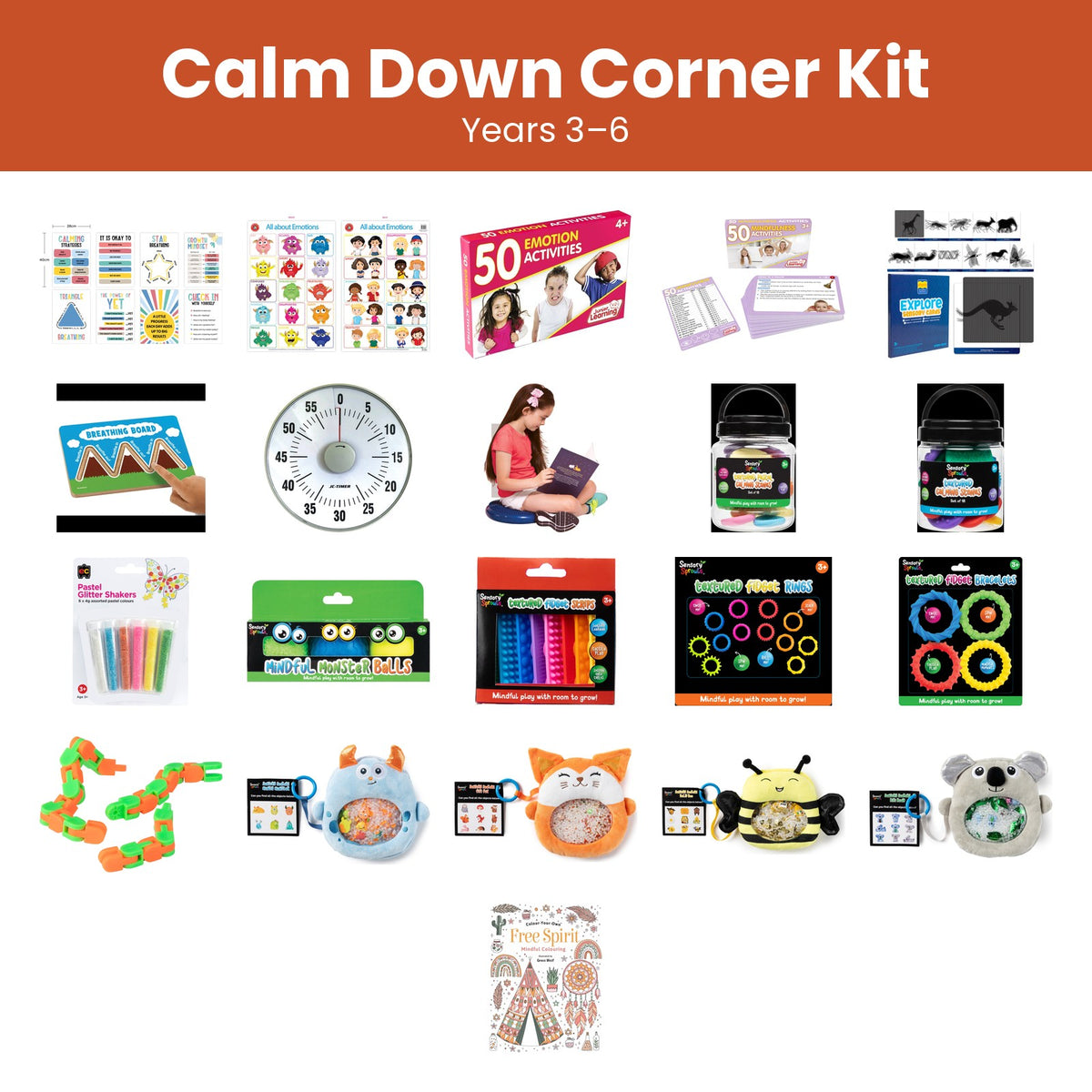 Calm Down Corner Kit (Years 3–6)