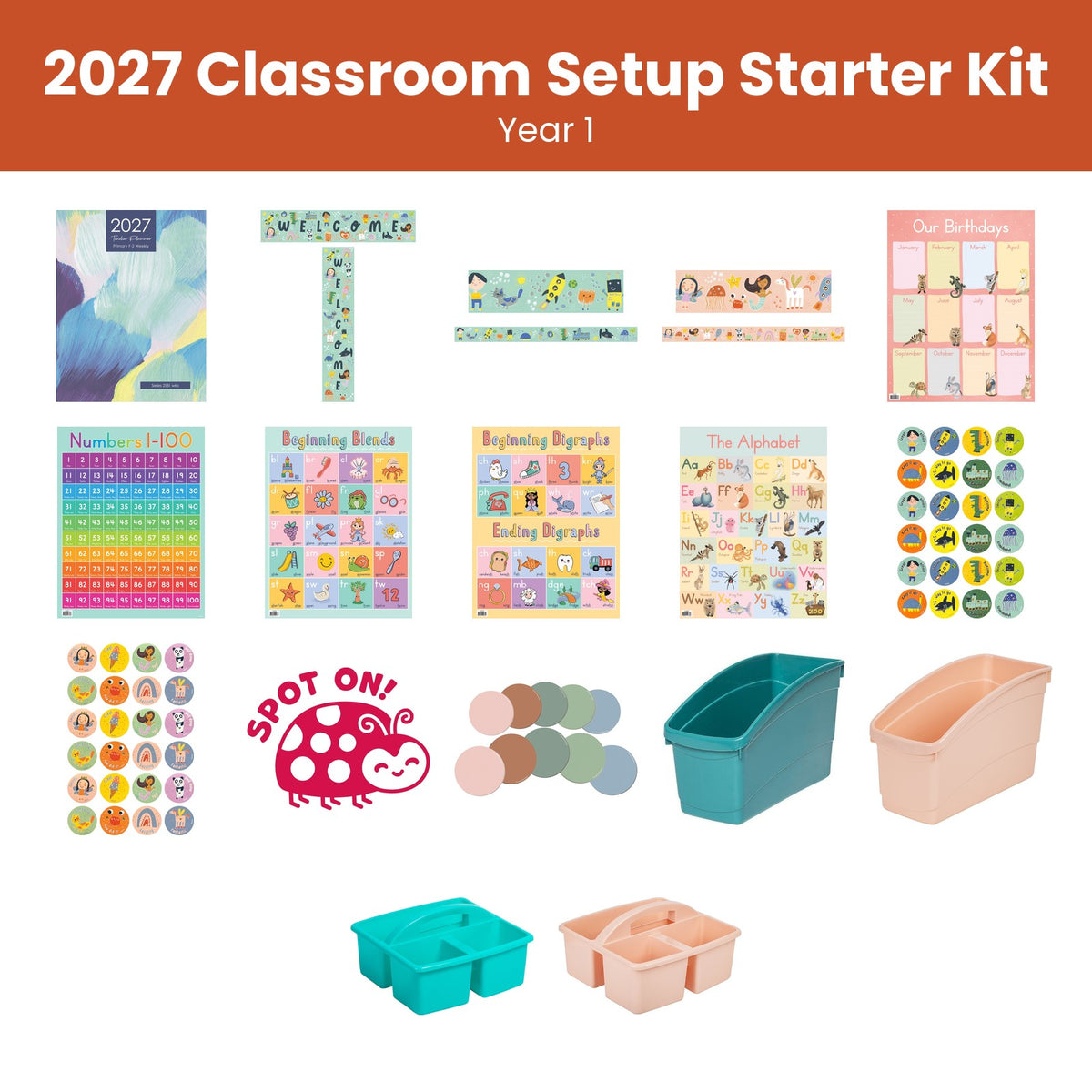 2027 Year 1 Classroom Setup Starter Kit