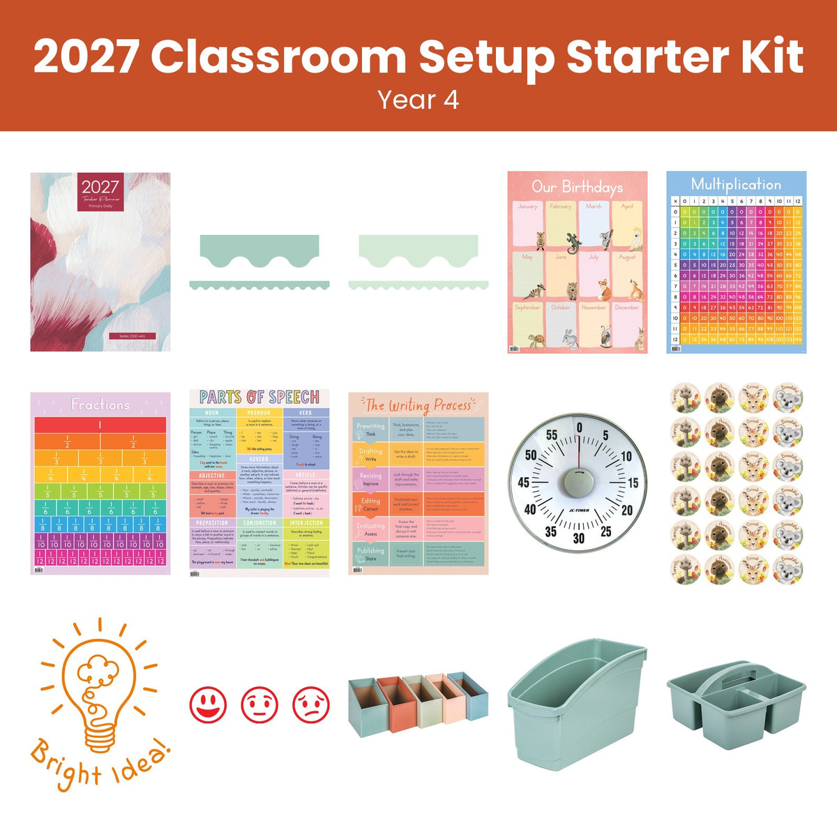 2027 Year 4 Classroom Setup Starter Kit