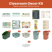 Australian Flora & Fauna Classroom Decor Kit
