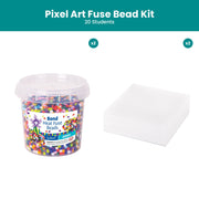 Pixel Art Fuse Bead Kit (20 Students)