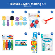 Texture & Mark Making Kit (12 Students)