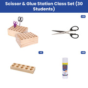 Scissor & Glue Station Class Set (30 Students)