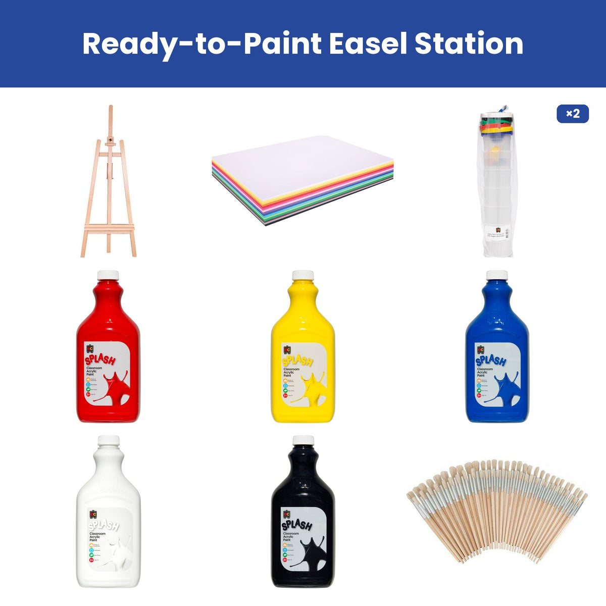 Ready-to-Paint Easel Station