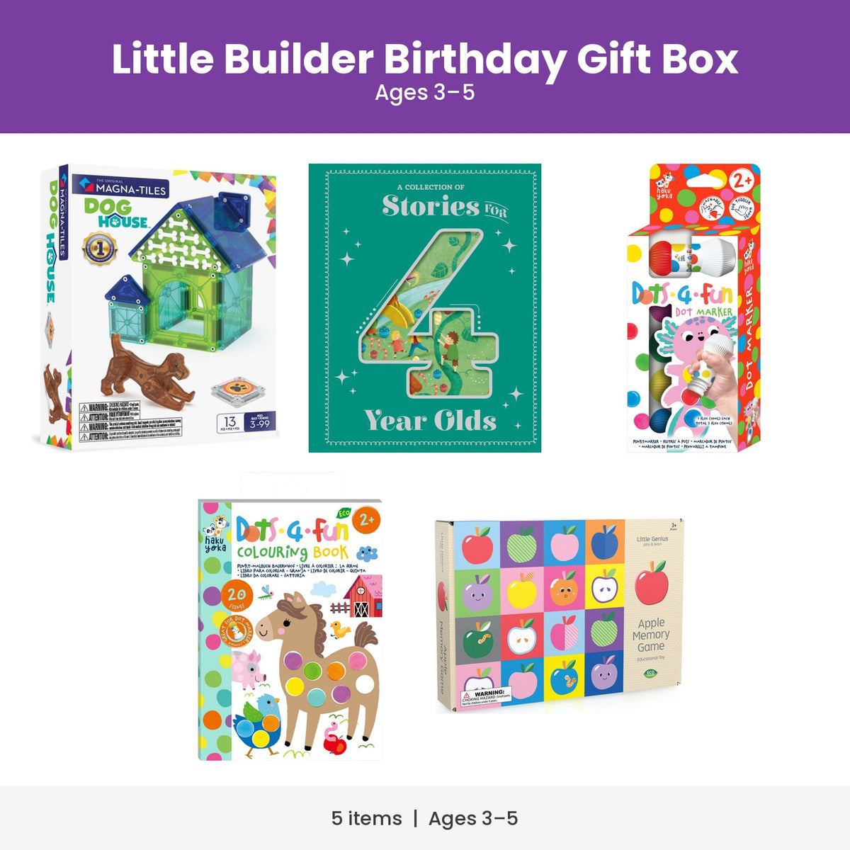Little Builder Birthday Gift Box (Ages 3–5)