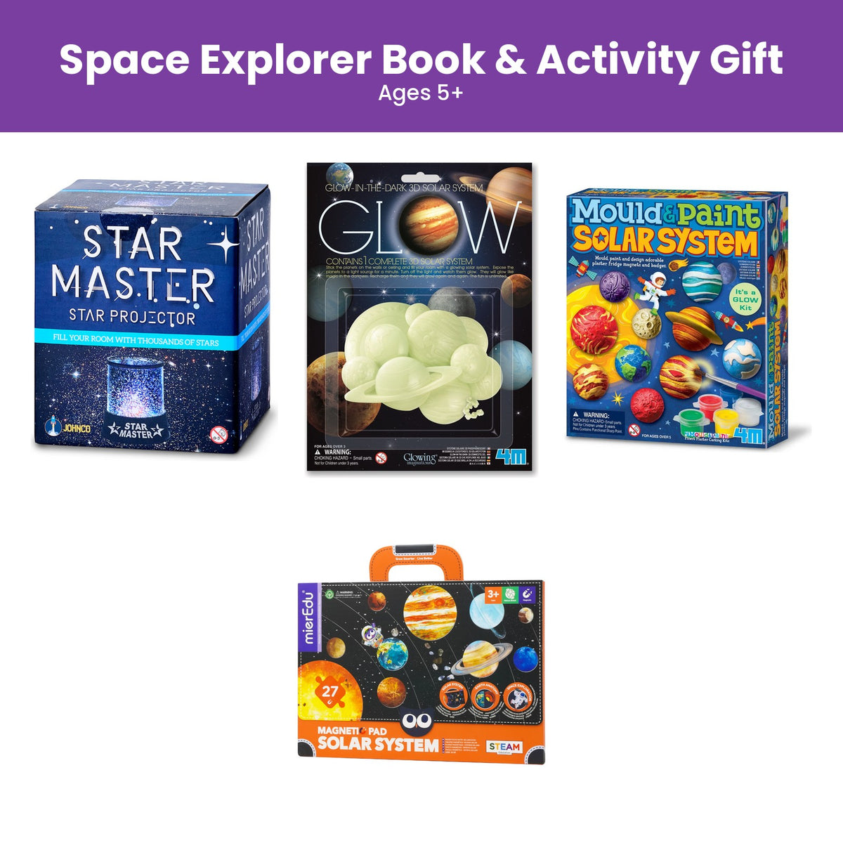 Space Explorer Book & Activity Gift (Ages 5+)