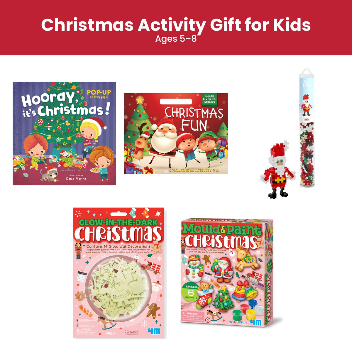 Christmas Activity Gift for Kids (Ages 5–8)