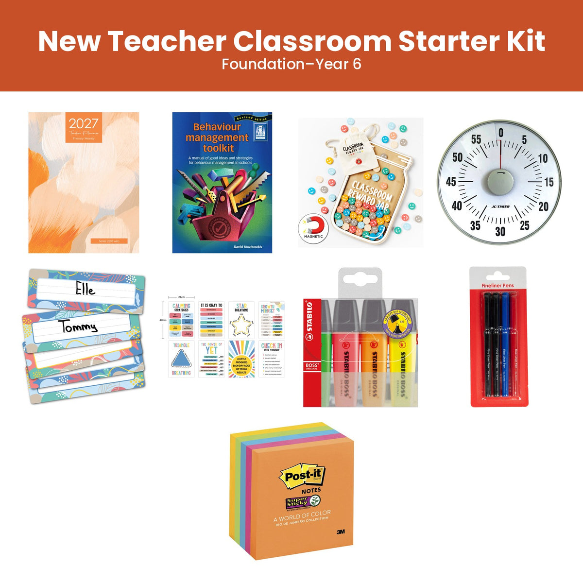 New Teacher Classroom Starter Kit (Foundation–Year 6)