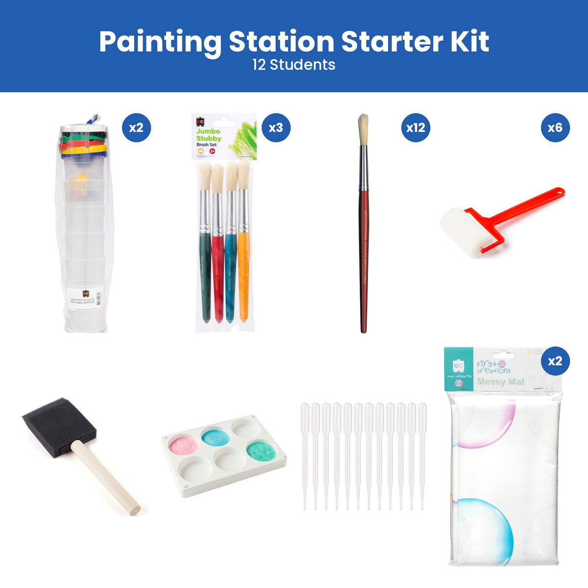 Painting Station Starter Kit (12 Students)