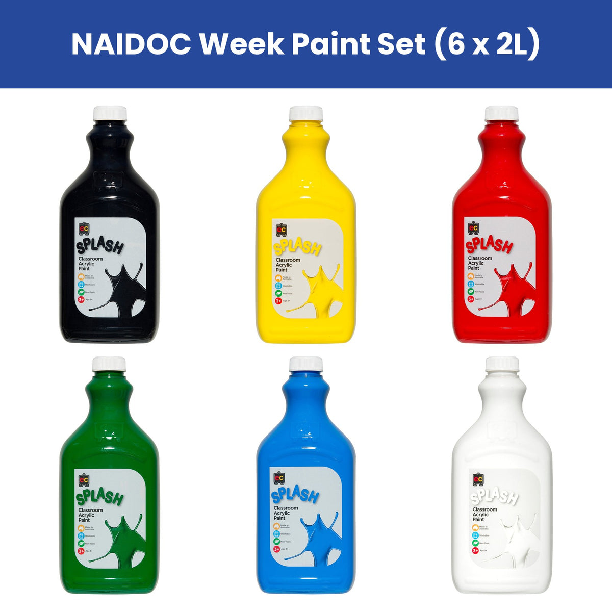 NAIDOC Week Paint Set (6 x 2L)