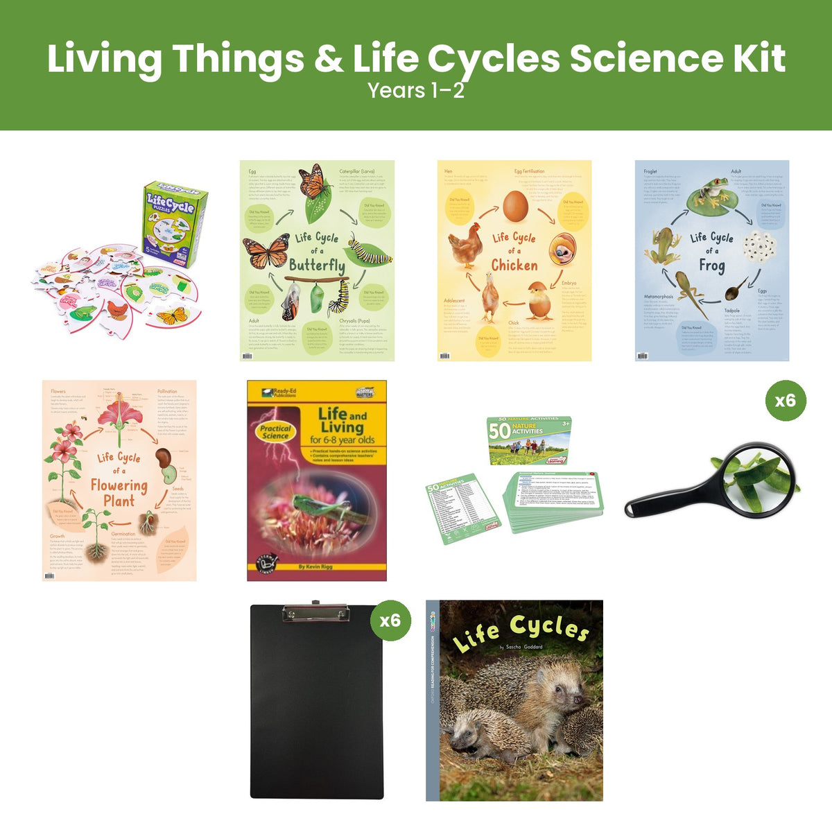 Living Things & Life Cycles Science Kit (Years 1–2)