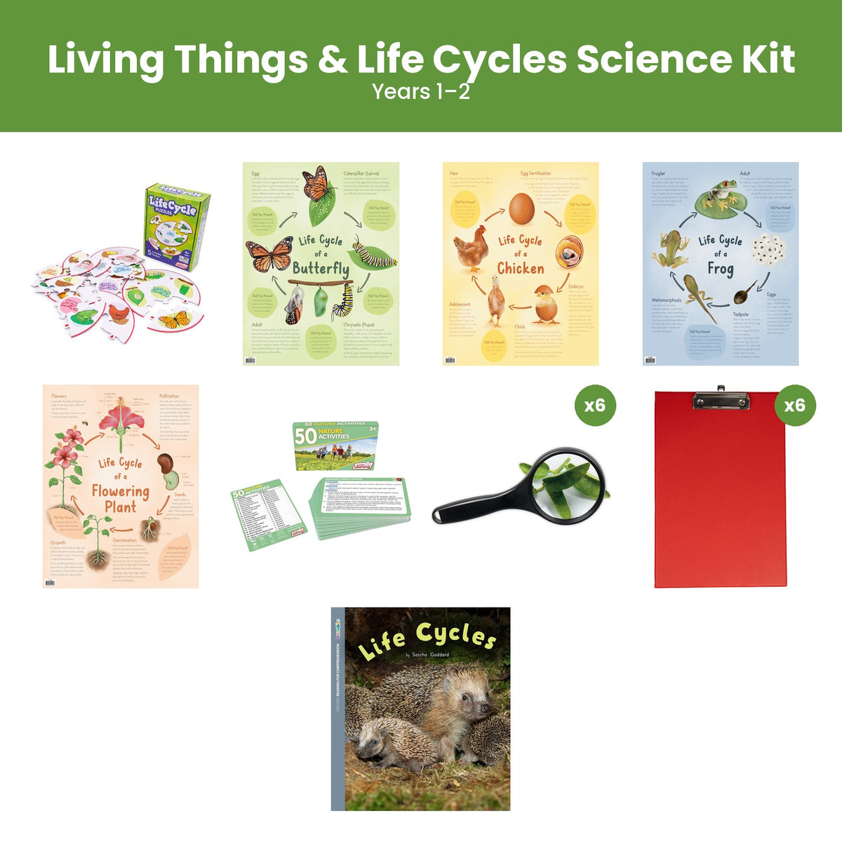 Living Things & Life Cycles Science Kit (Years 1–2)