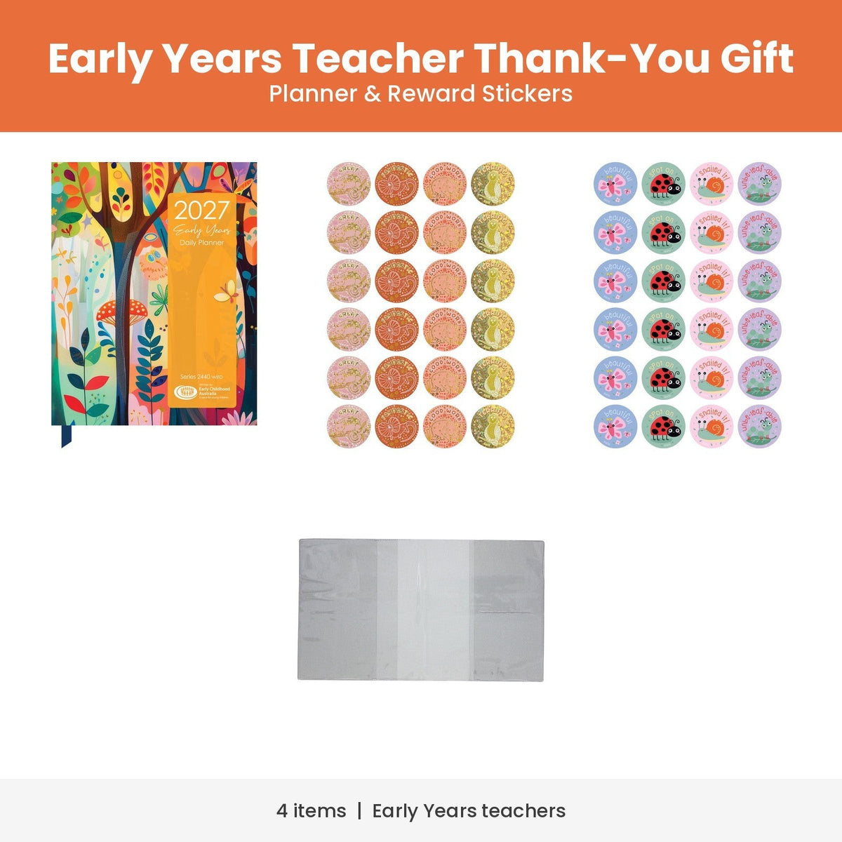 Early Years Teacher Thank-You Gift – Planner & Reward Stickers