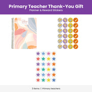 Primary Teacher Thank-You Gift – Planner & Reward Stickers