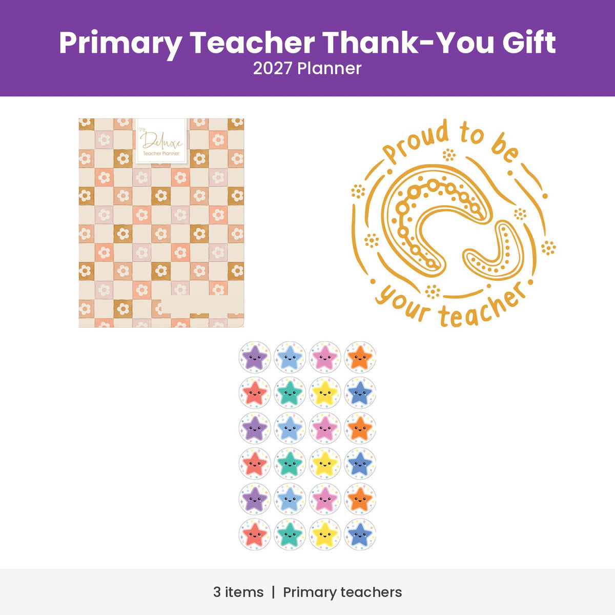 Primary Teacher Thank-You Gift – 2027 Planner
