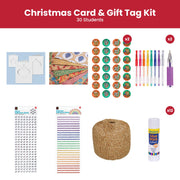 Christmas Card & Gift Tag Kit (30 Students)