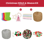 Christmas Stitch & Weave Kit (20 Students)