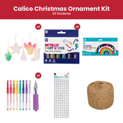 Calico Christmas Ornament Kit (30 Students)