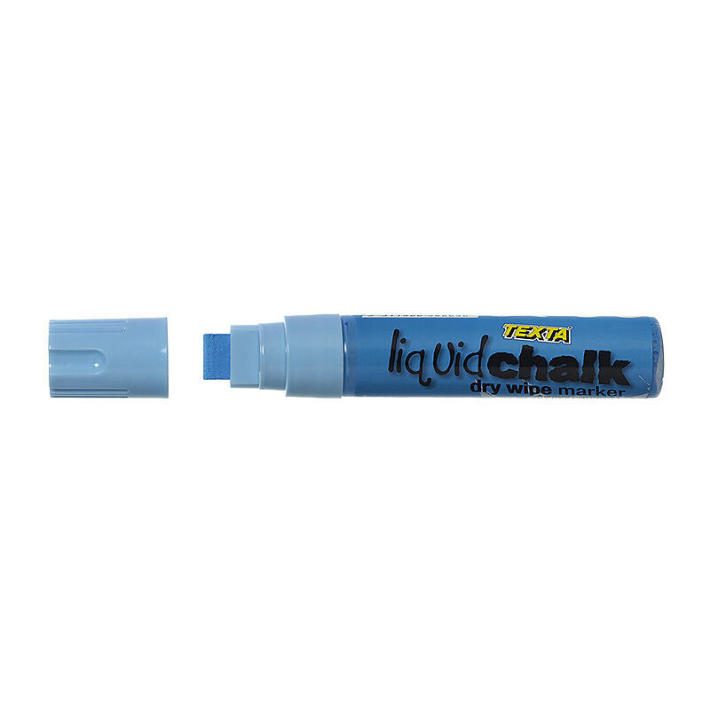 Texta Liquid Chalk Marker Dry Wipe - Blue