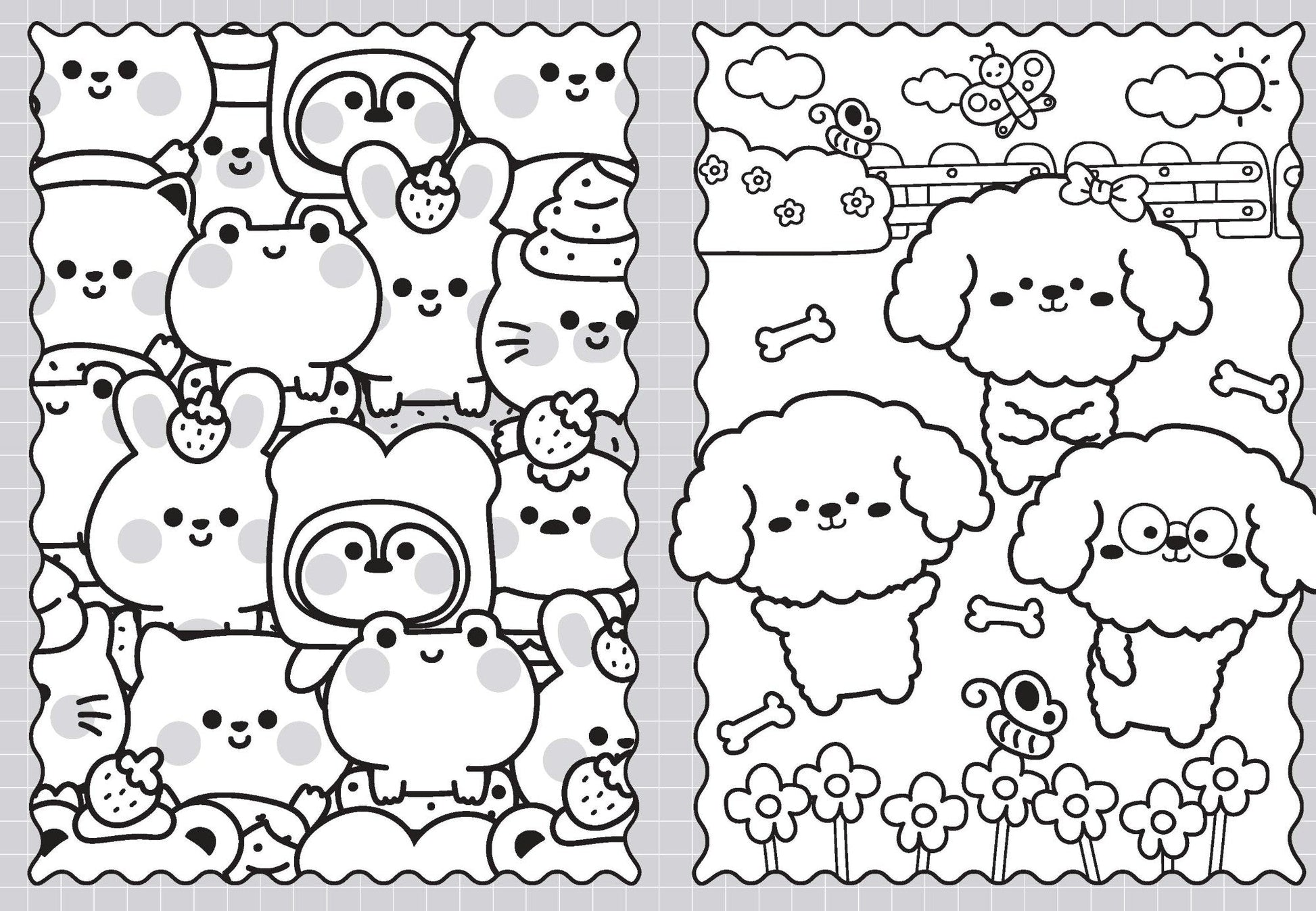 100% Cute - 32pp Colouring Book — inside page 2