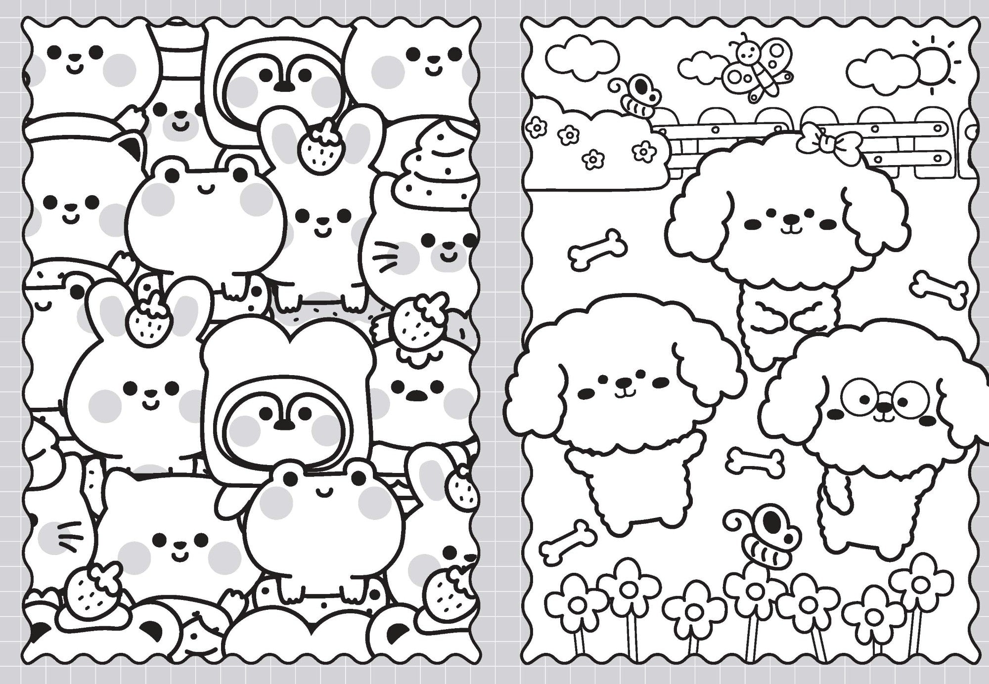 100% Cute - 32pp Colouring Book — inside page 2