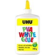 UHU White PVA Glue - 250mL