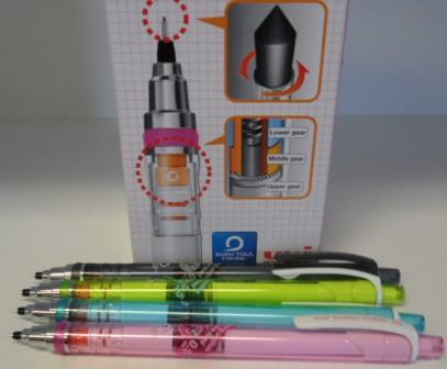 Uniball Kuru Toga Mechanical Pencil - 0.5mm: Assorted Barrels (Box of 12)