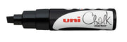 Uni-Ball Chalk Marker Chisel Tip 8mm - Black