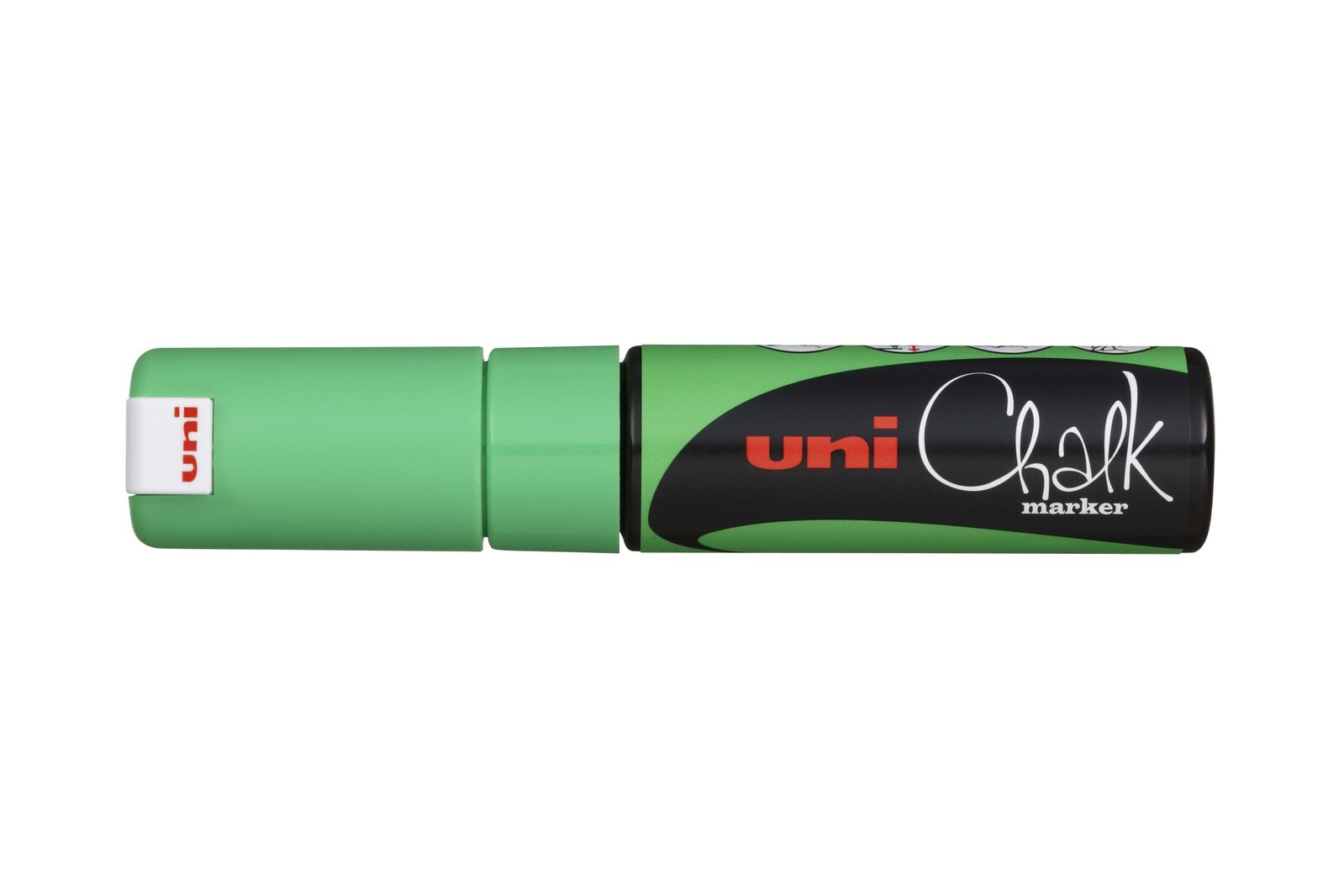 Uni-Ball Chalk Marker Chisel Tip 8mm - Fluoro Green